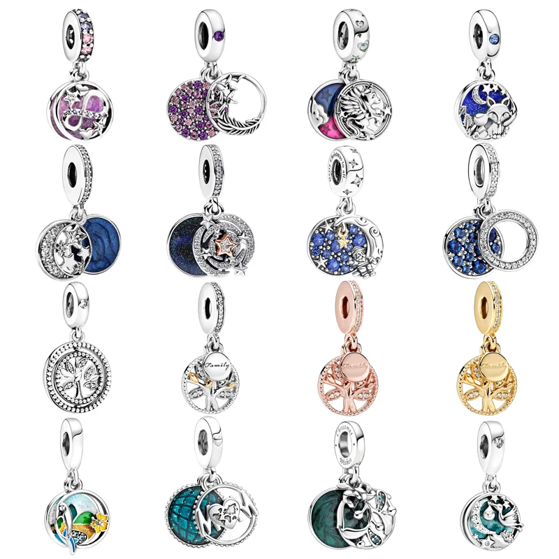 

Hot Sale Circular Multiple Series Fit Original 925 Sterling Silver Charm Bead Applicable to DIY Making Women Jewelry Bangle Gift