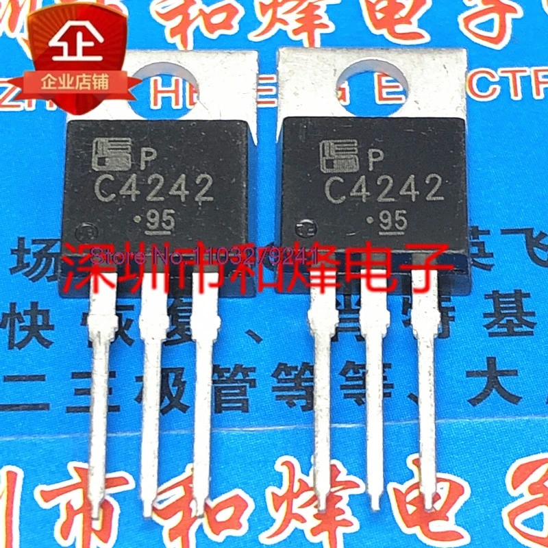 (10PCS/LOT) C4242 2SC4242  TO-220 400V 7A .