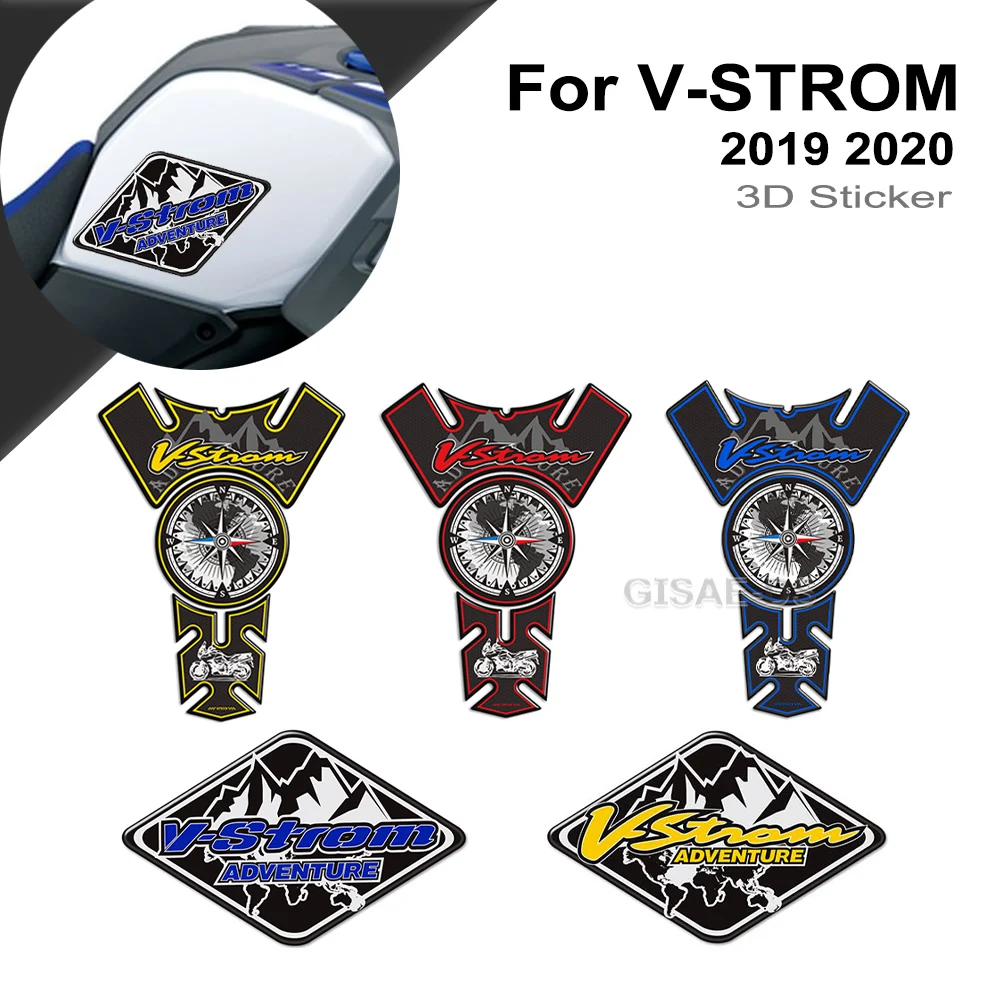 

For Suzuki V-STROM DL 1000 650 250 1050 XT VSTROM 1050XT 2019 2020 ADVENTURE Motorcycle Tank Protector Pad Fuel Oil Knee Sticker