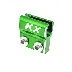 KX LOGO Front Brake Lines Hose Clamp For KAWASAKI KX 65/80/85/100/125/250/250F