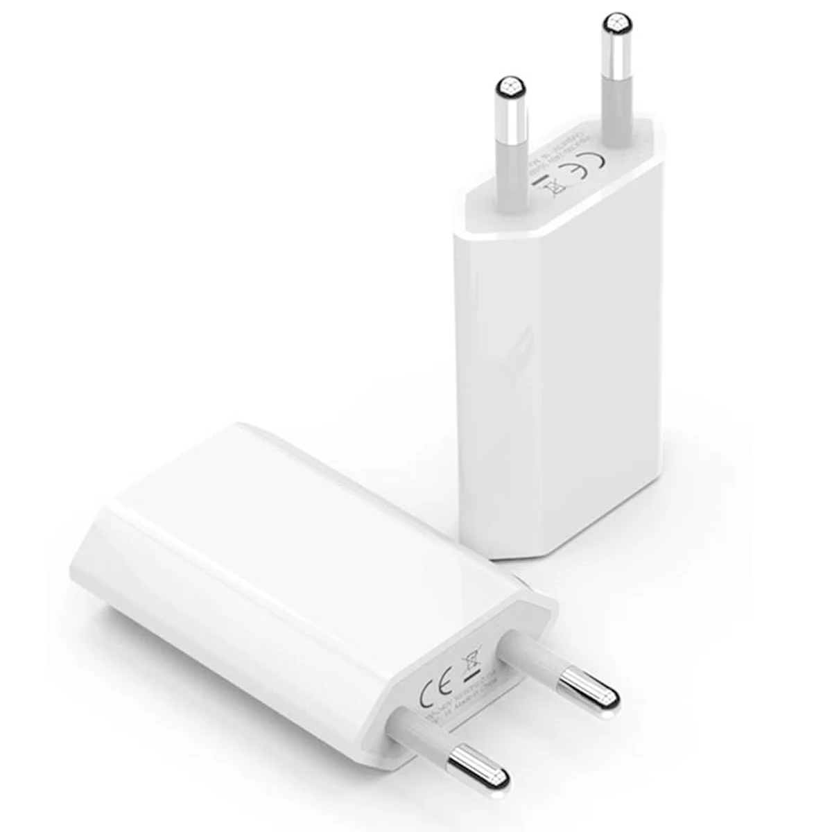 2-5PCs 5V 1A Eu AC Home Travel USB Wall Charger For IPhone 6 7 8 plus x xr 11 12 13 14