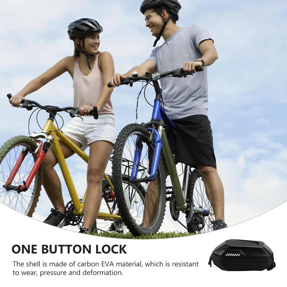 

1pc Waterproof Saddle Bag Large Capacity Bike Seat Bag For Folding Mountain Road Bike Eva Material Cycling Rear Storage Pouch