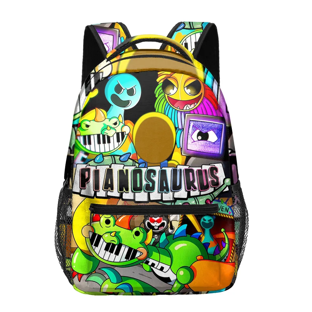 

Модные популярные Harajuku забавные студенческие рюкзаки для книг Sprunki, рюкзаки для ноутбуков с 3D принтом, оксфордские водонепроницаемые дорожные рюкзаки для мальчиков и девочек