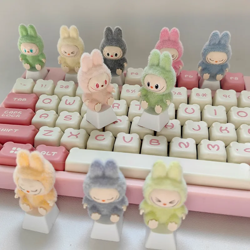 Diy Keycap Canvas Cute Mechanical Keyboard Personalized And Creative Customization Three-Dimensional Transparent Keyboard Decora