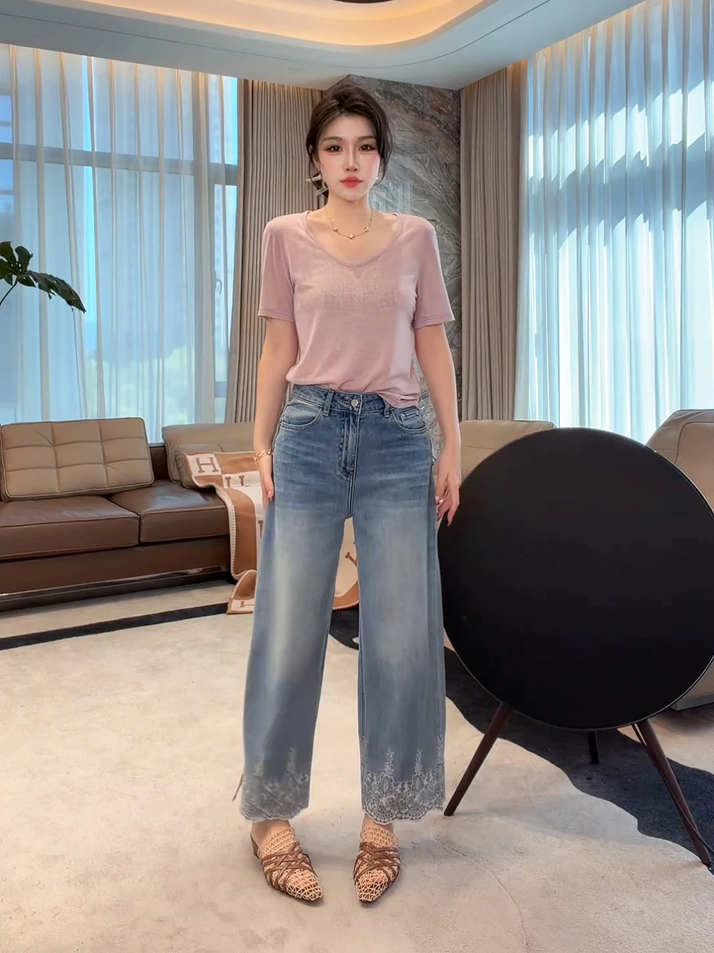 

Женская повседневная дышащая шерстяная футболка Me Ice T 2026 с коротким рукавом: модная, приталенная, универсальная, весенняя, молодежная