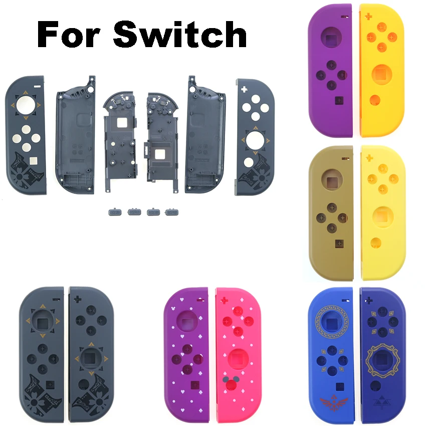 

For Switch Joycon Handle Silicone Case for Switch Silicone Set for Switch Case for Nintendo Switch Console Shell Replacement