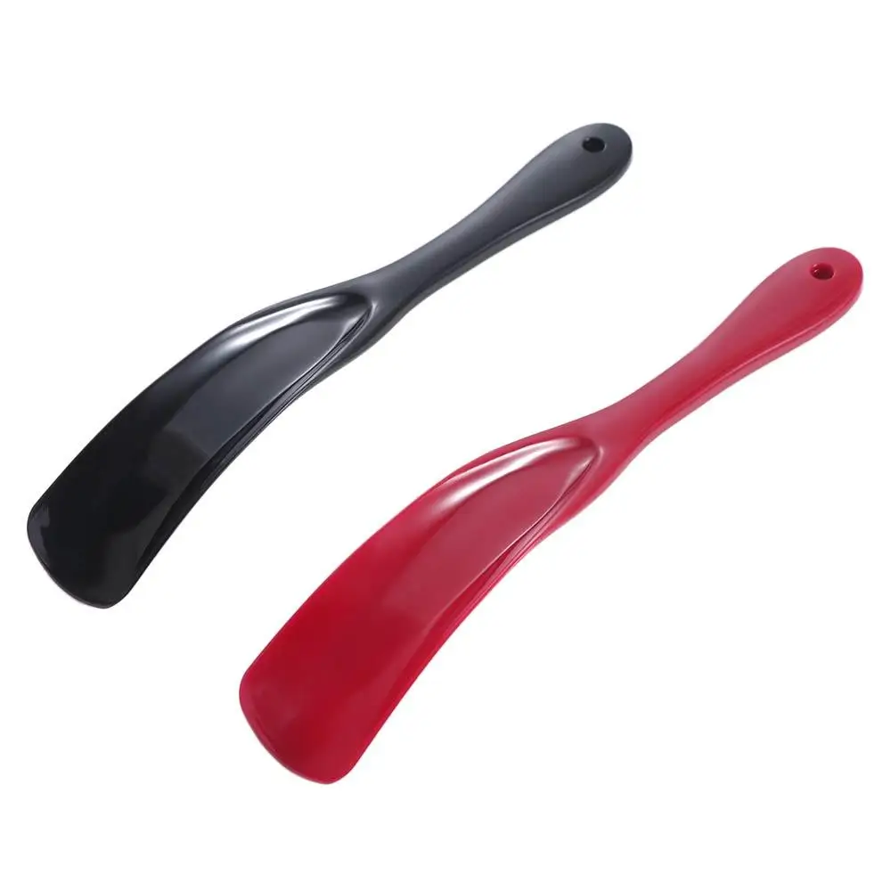 Shoe Helper 19cm Spoon Shape Shoehorn Professional Flexible Plastic Shoe Horn Sturdy Shoehorn Lazy