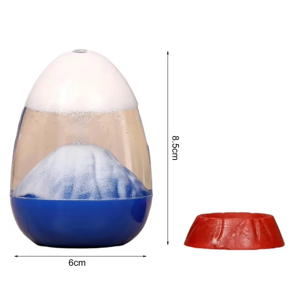 زجاج رملي على شكل بيضة مع قاعدة ، حركة سائلة للوقت ، ساعة رملية ، زخرفة سطح المكتب ، ديكور الغرفة ، لوازم المنزل والمكتب