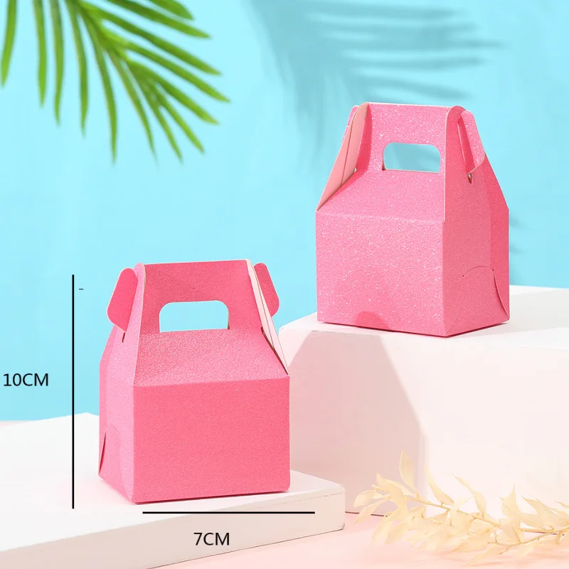 6 pcs Unique Cake Boxes and Candy Boxes for Gift Packaging -Gift Bags Included Packaging Box Cake Boxes and Packaging Candy
