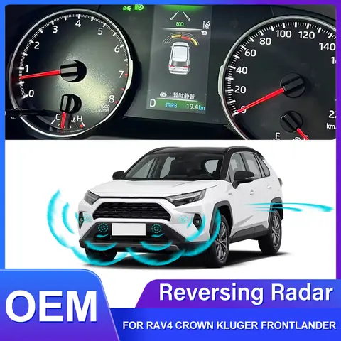 신제품! 오리지널 센서 자동차 주차 보조 백업 레이더 경고 시스템 토요타 RAV4 크라운 클루거 프론트랜더 2020-2025용