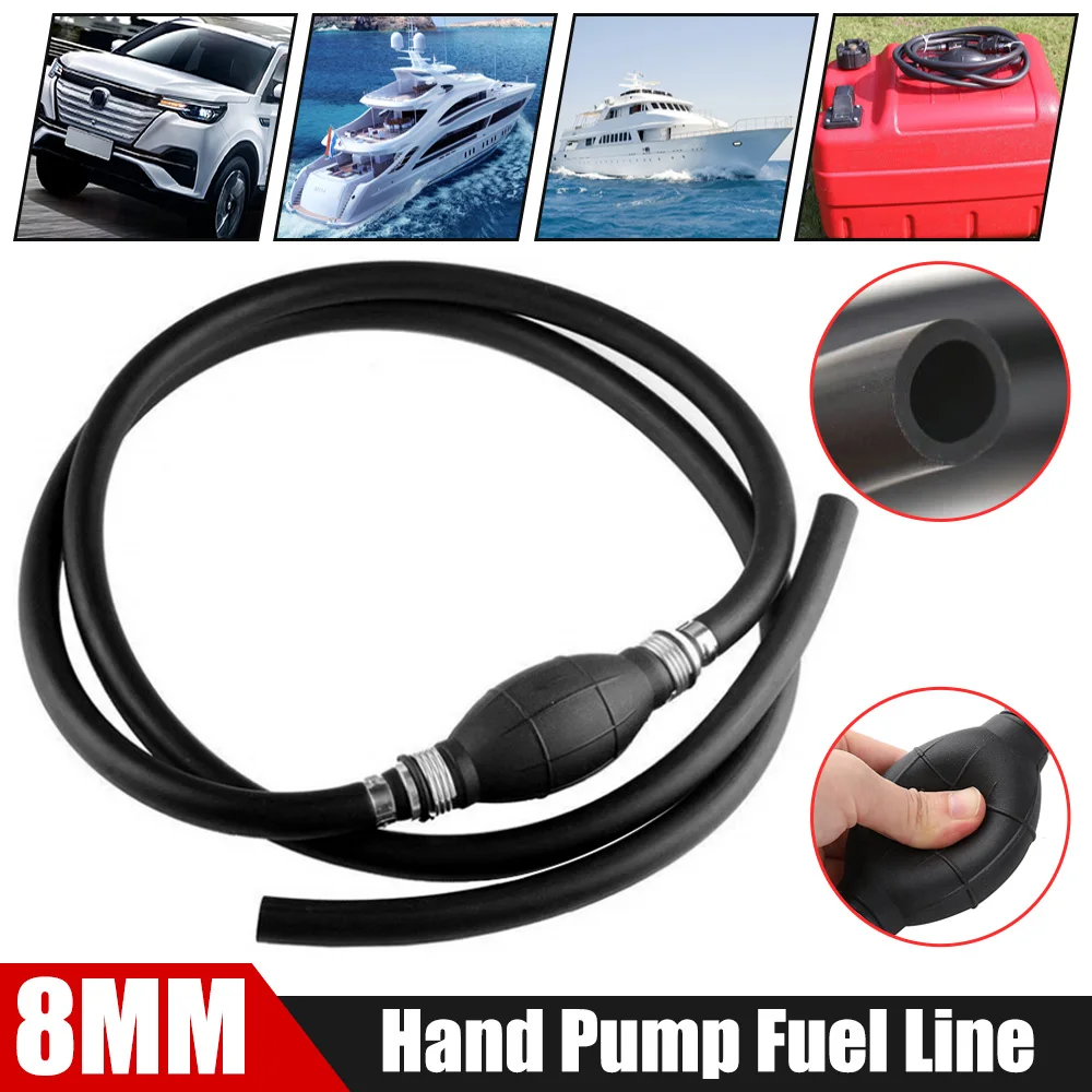 

Universal 8mm Rubber Fuel Pump Fuel Line Assembly Gas Hose Outboard Motor Auto Car Boat Engine Petrol Tank Connectors Kit