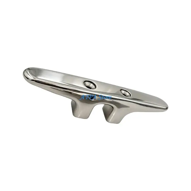 U13C 316 Stainless Steel Short Leg Eye Plate Yacht Mooring Cleat Cleat for Boat Marine Hardware 2 Size for option