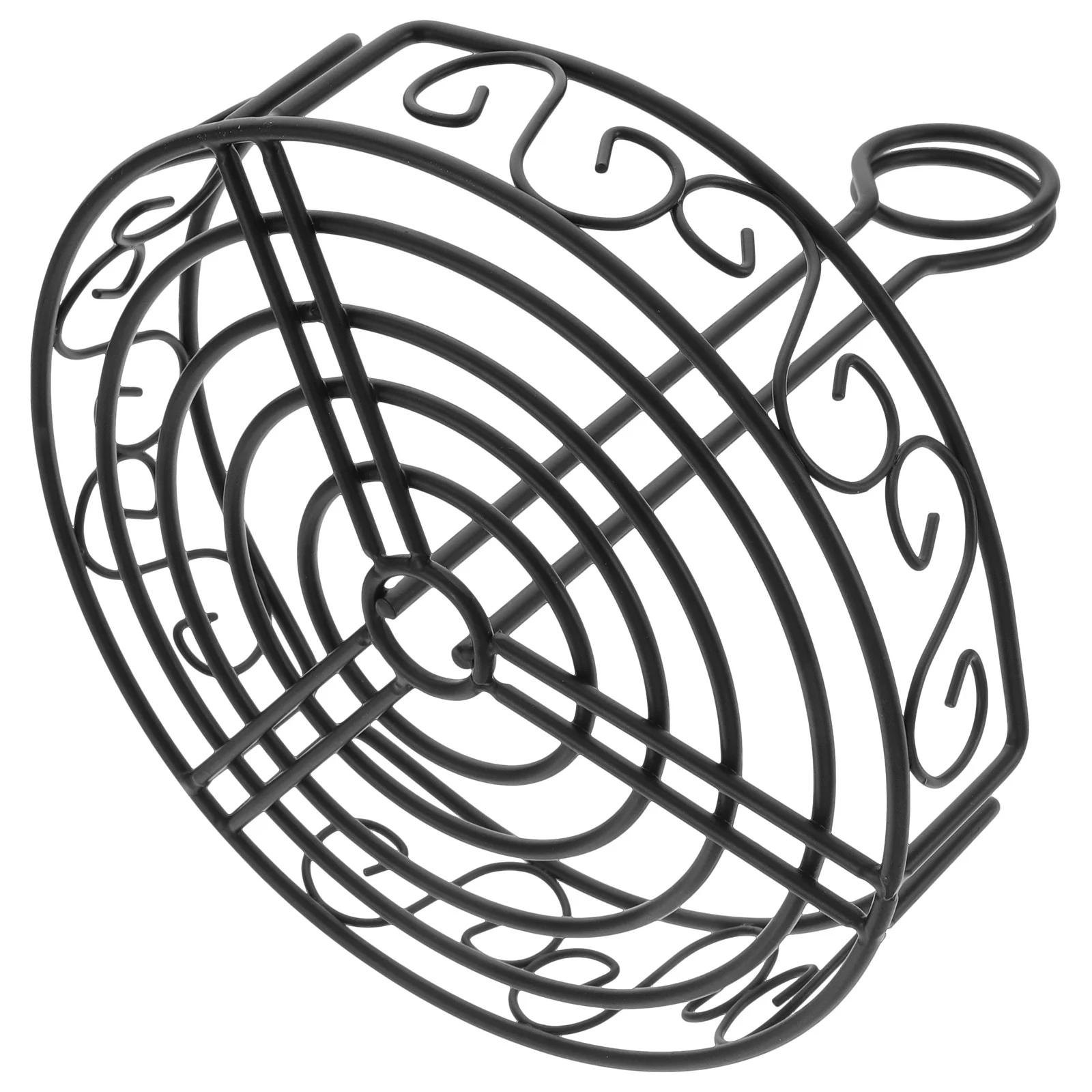 

Handle Iron Wire Fruit Basket Stable Metal Wire Snack Storage Basket for Home Hotel Kitchen Metal Vegetable Basket,