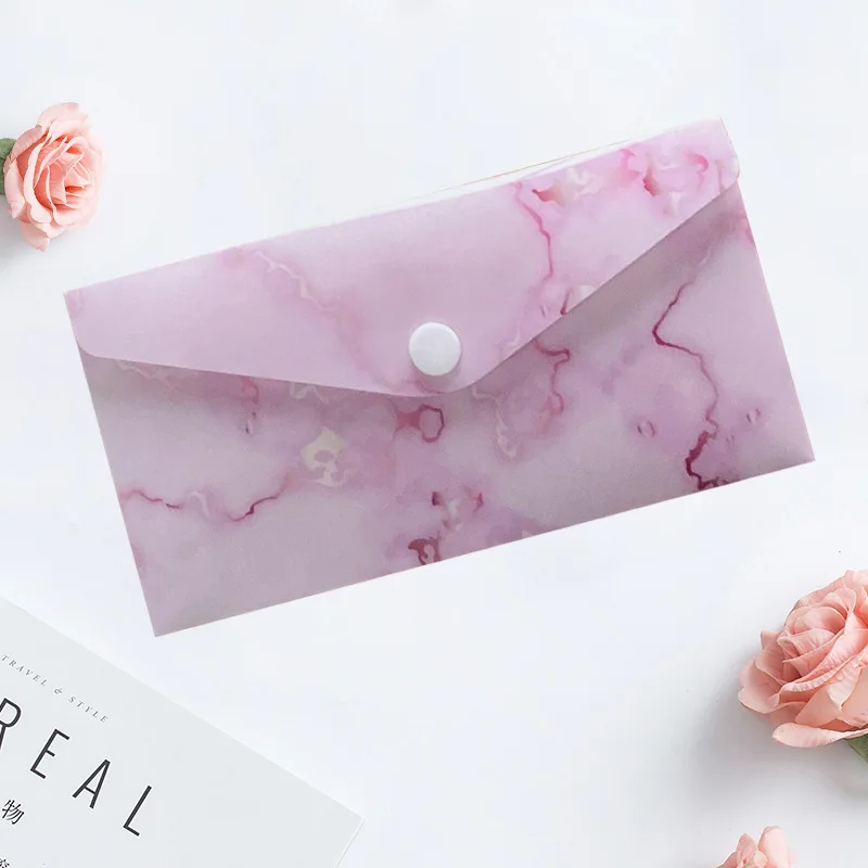 15pcs Budget Sheets Envelope PVC Consumption Form Small Business Supplies High-grade Wedding Invitation Extract Envelopes