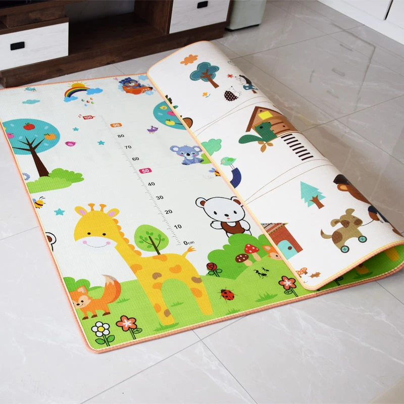 New Baby Play Mat for Children Carpet Playmat Developing Mat Baby Room Crawling Mat Waterproof and Easy To Scrub Thick 1cm/0.5cm