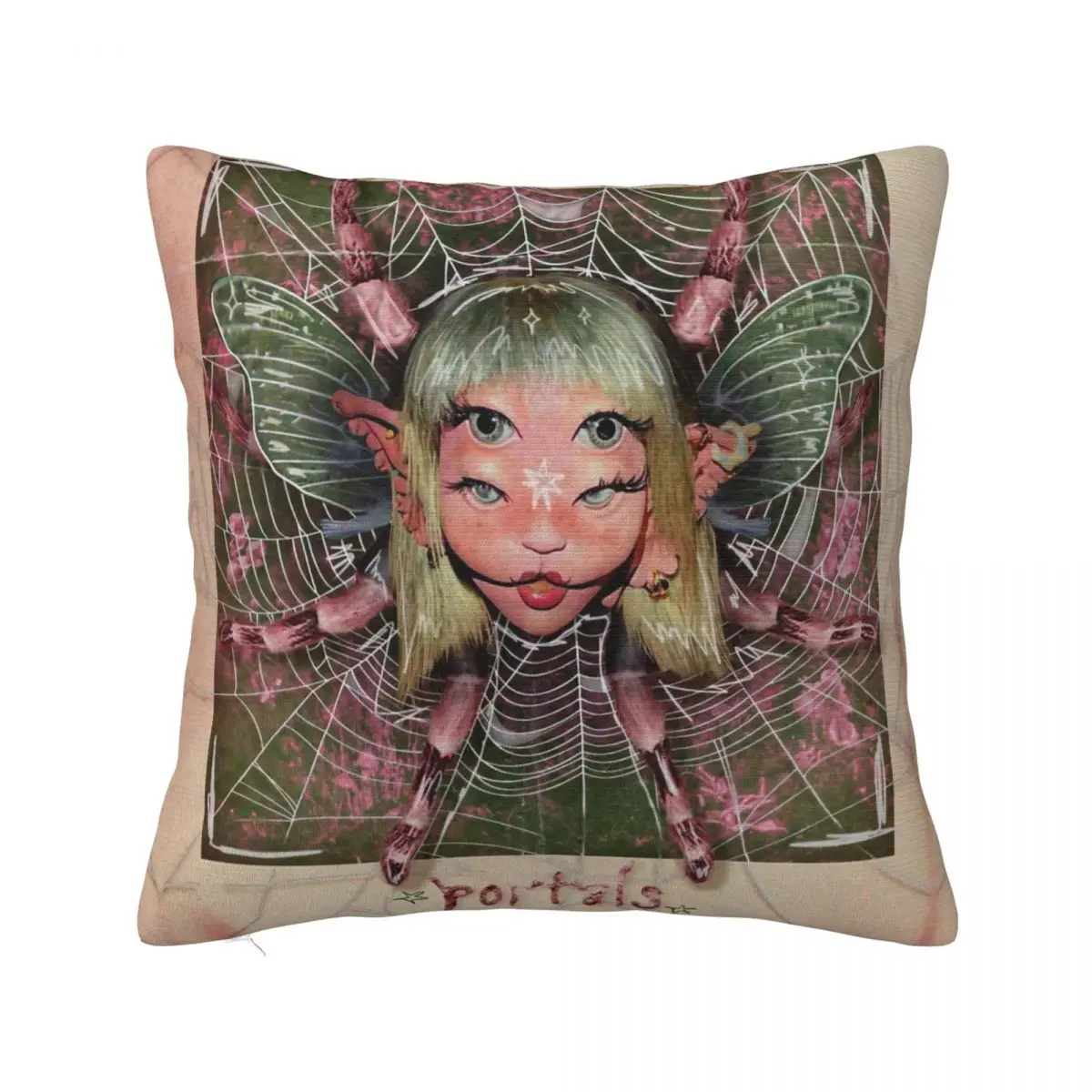 

Melanie Martinez Portals Pillowcase Printing Polyester Cushion Cover Gift Throw Pillow Case Cover Home Zipper 40*40cm