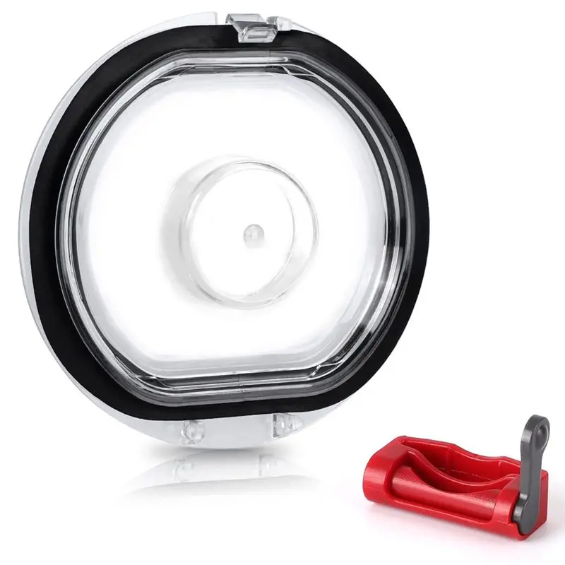 VEHO-Bin Lid Dust Bucket Cover For Dyson V7 V8 SV10 SV11 Vacuum Canister Replacement With Trigger Lock