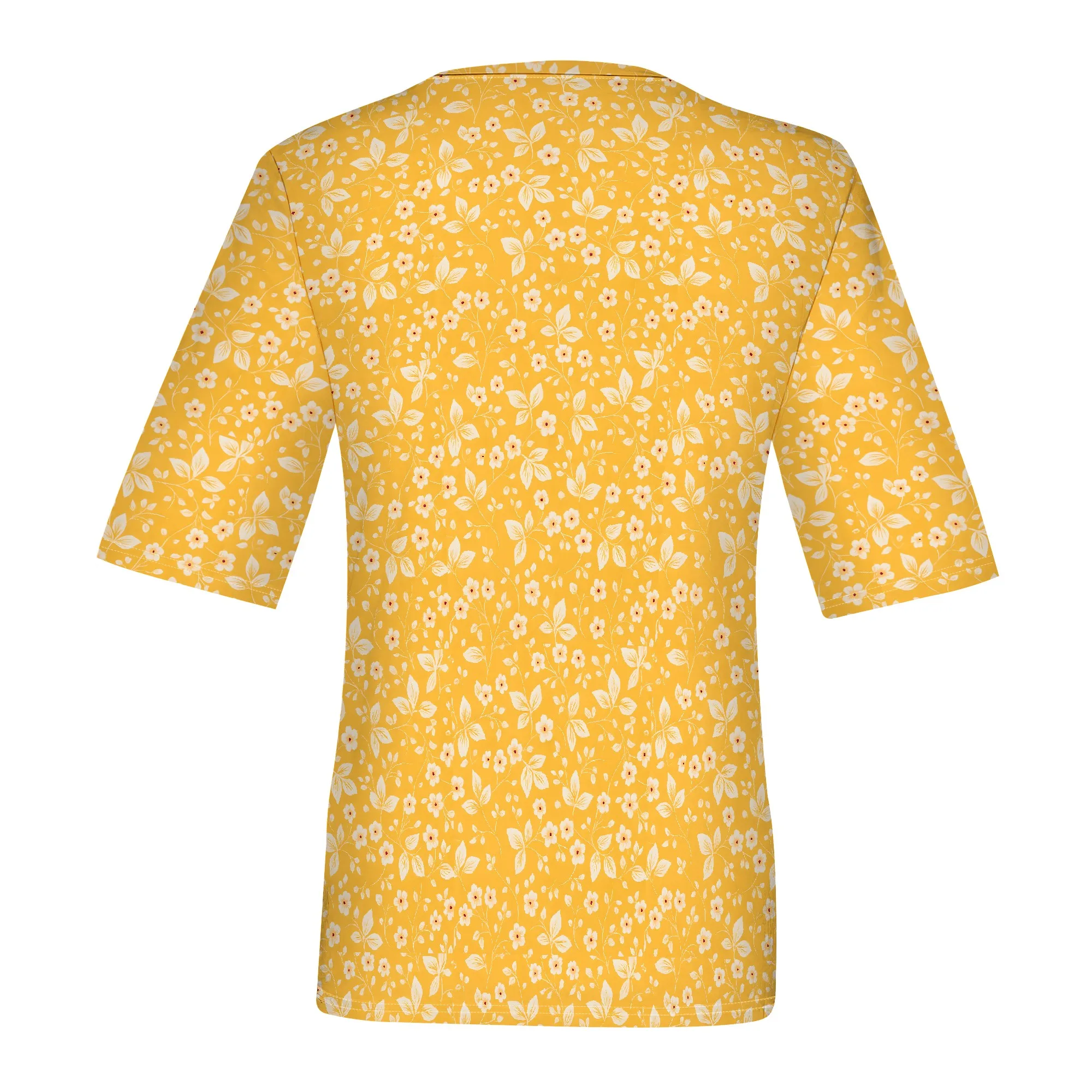 ผู้หญิงVคอเสื้อTครึ่งแขนเสื้อสบายๆฤดูร้อนTees 2025 ฤดูใบไม้ผลินุ่มComfyน่ารักเสื้อผ้าเสื้อยืด
