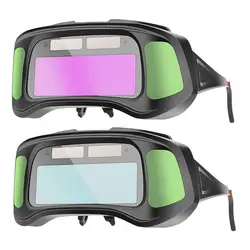 Welding Goggles Auto Darkening Welding Safety Glasses UV Protection Eye Protection Goggles Solar Powered Welding Helmet