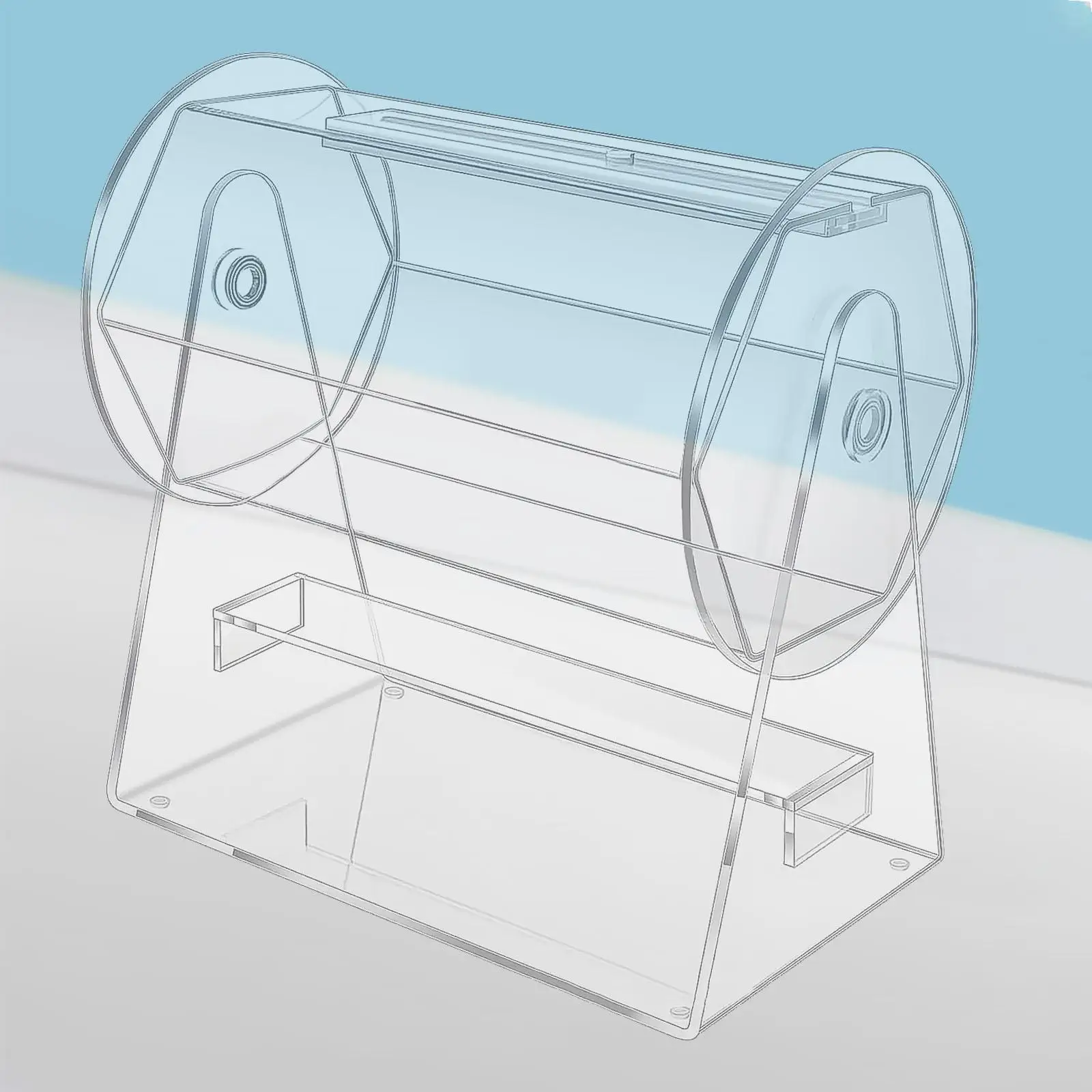 معدات طبلة السحب من الأكريليك، طبل تذكرة رسم السحب لألعاب الرسم، ألعاب عائلية، حفلات شركة كرات السحب #5