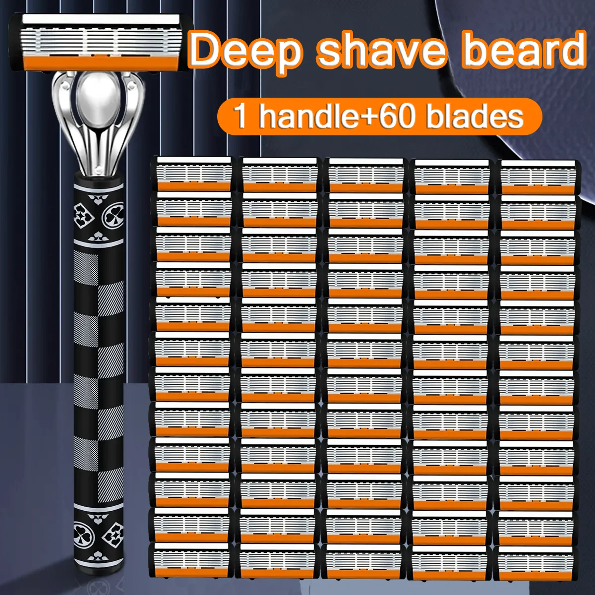 7-layer safety razor stainless steel progressive blade easy to shave men's shaving and women's hair removal shaving tools