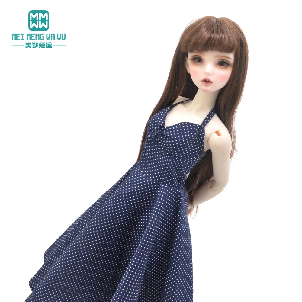 BJD ตุ๊กตาเสื้อผ้าแฟชั่นกระโปรงสีชมพู,สีฟ้ารองเท้าสำหรับ1/3 BJD DD SD DDLbig หน้าอกตุ๊กตาอุปกรณ์เสริม