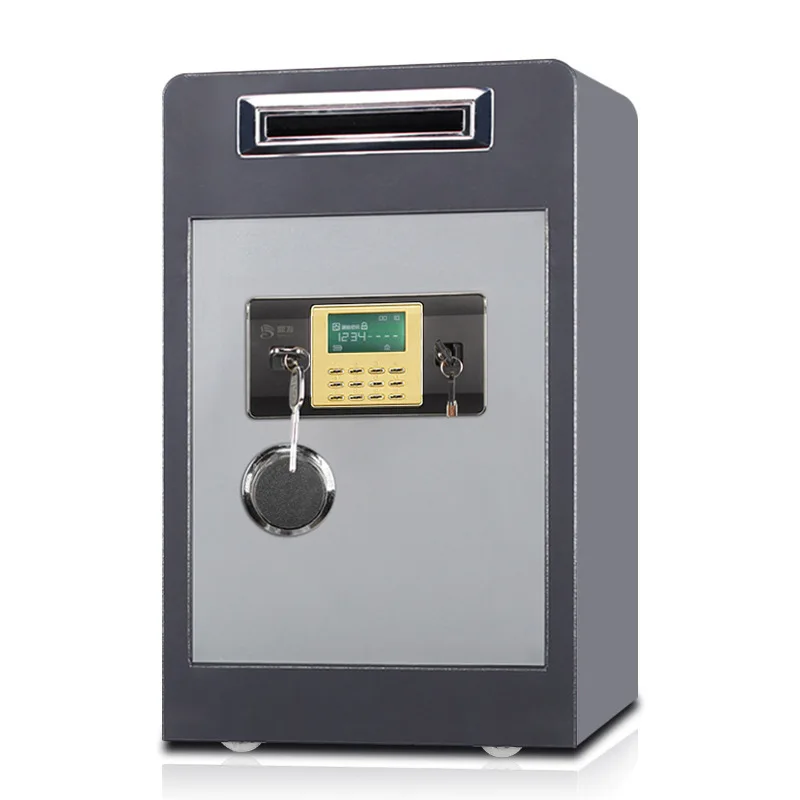 

Сейф для монет, цельнометаллический офис высотой 60 см, предназначенный для монет, может вйти в стену, шкаф для сейфа для супермаркета.