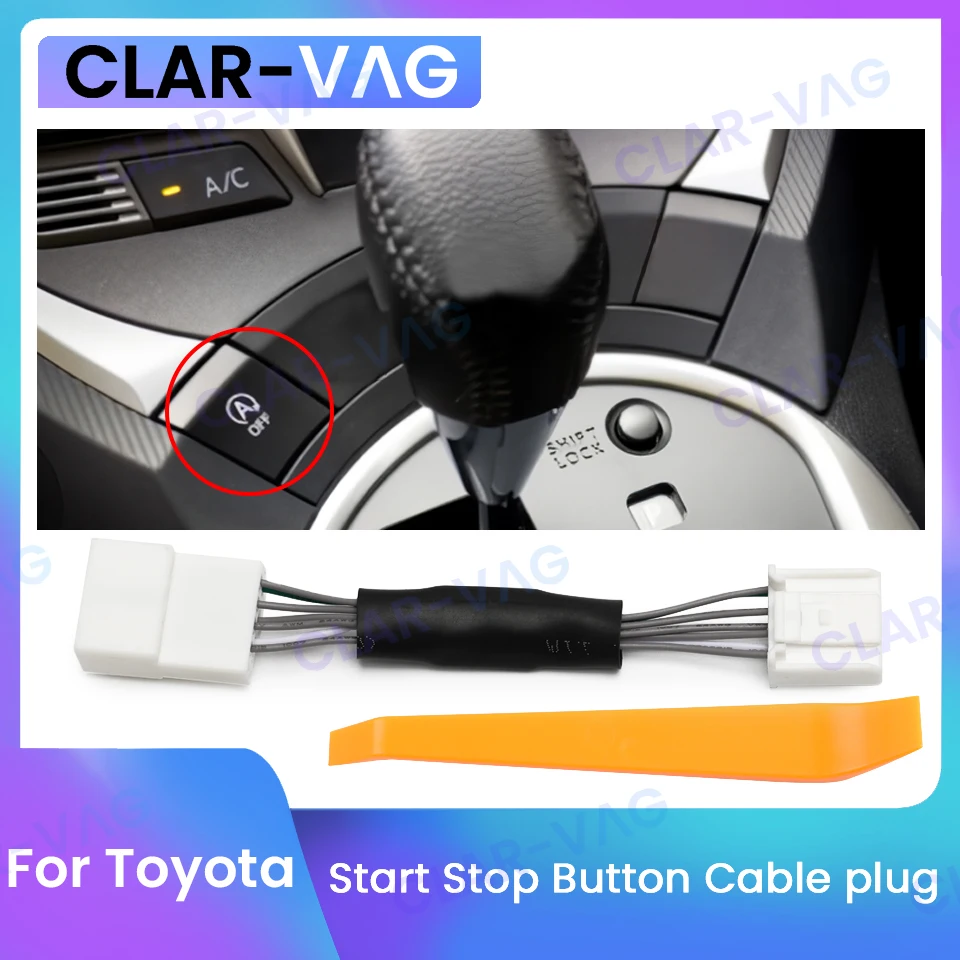 Dla Toyota Ractis Sienta Tank Car Automatic Stop Start Engine System Off Device Control Cable Off Cancel Adapter Parts