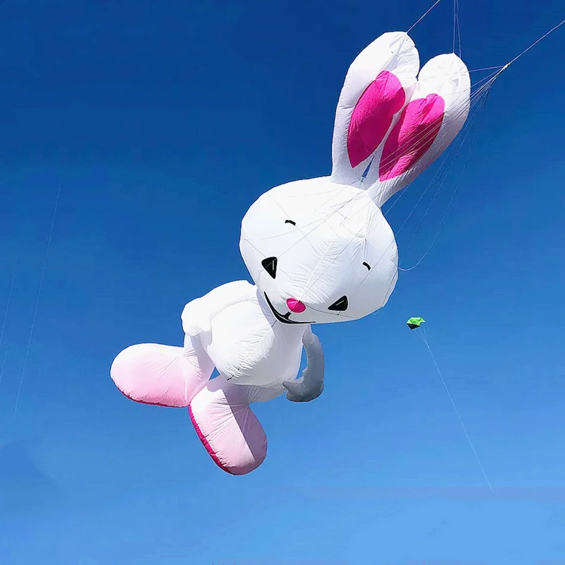 ウサギ凧揚げプロ凧ペンダントインフレータブル凧伝統的な凧屋外ゲーム凧揚げおもちゃレーザーポインター楽しい