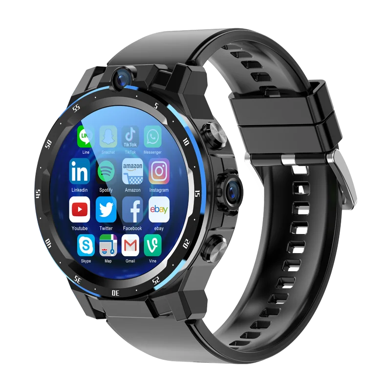 OEM 1.43inch Screen A5 Smartwatch Men Android 9.1 Wireless Projection 6G +128G GPS Smart Watch 2022