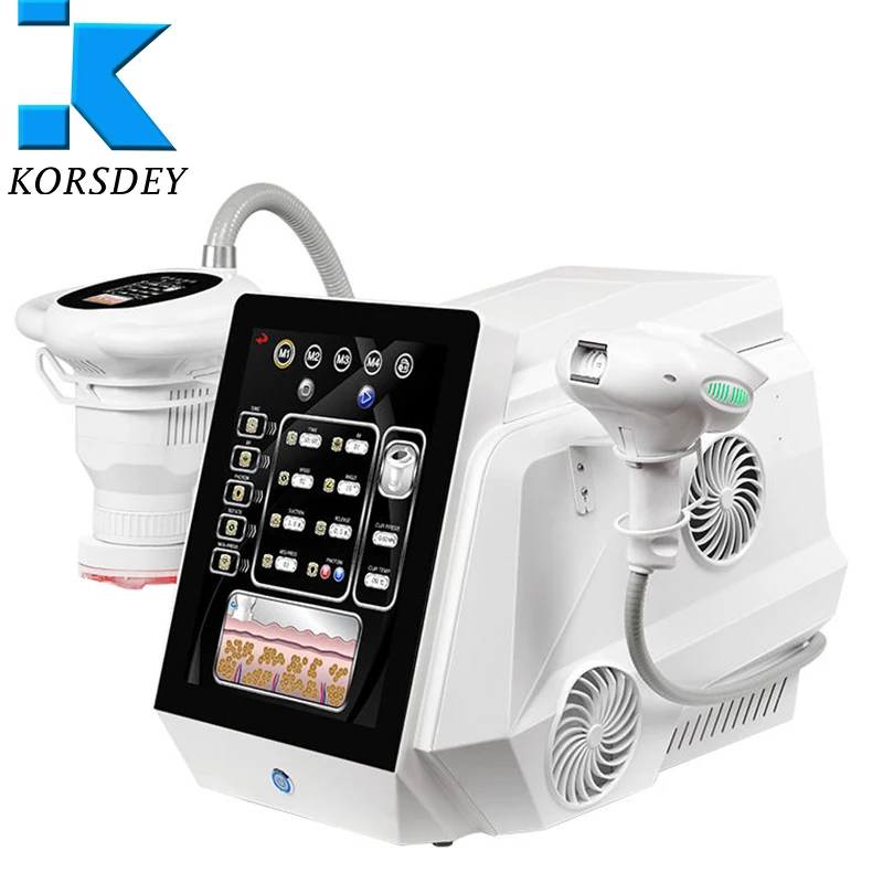 Rotary Negative Pressure RF Vacuum Cavitation For Body Sculpture LED Light Fat Burner Waist Arm Leg Skin Tightening Slimming