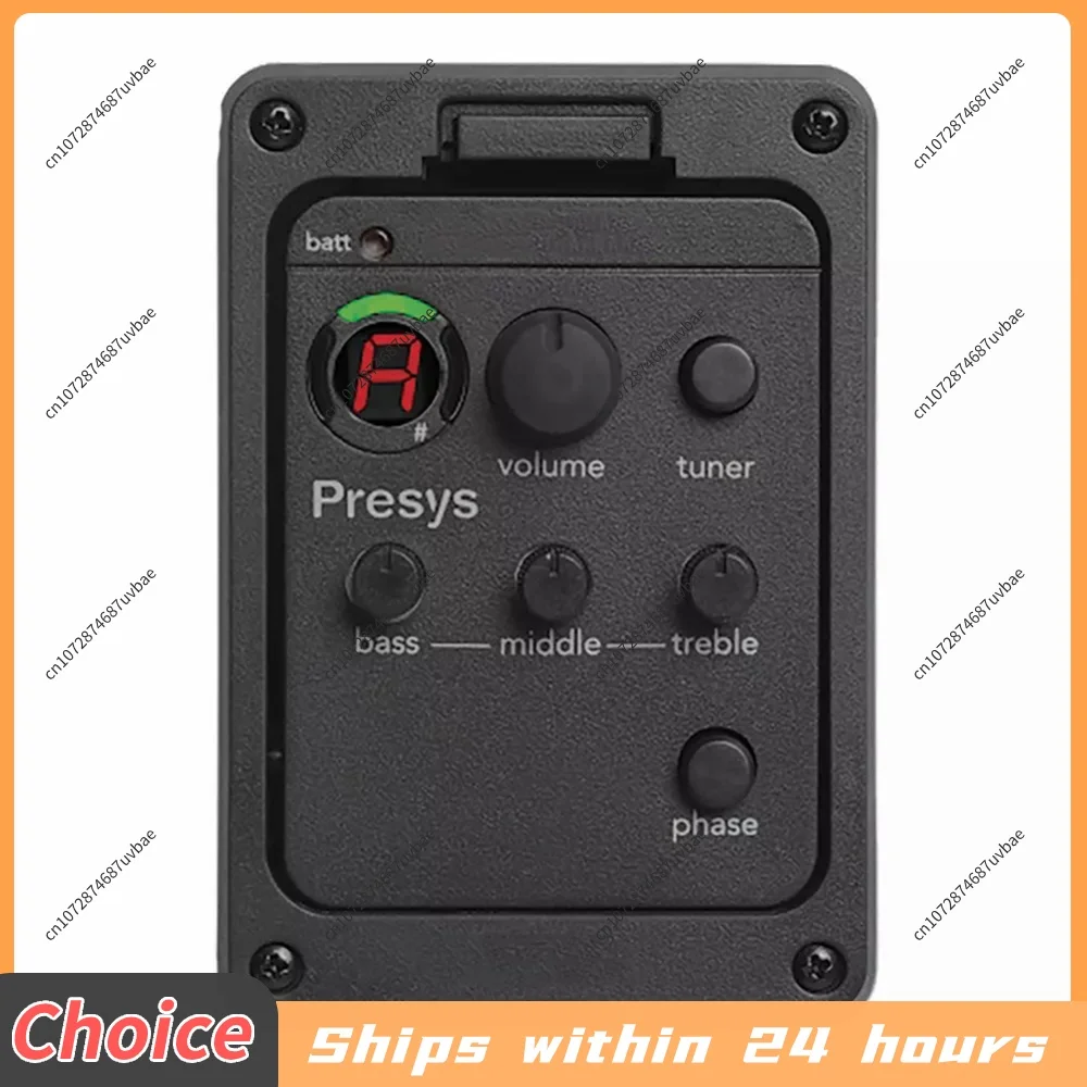 Acoustic Guitar Pickup Guitar Preamp Equalizer Portable Acoustic Guitar Equalizer Digital Tuner Pickup Guitar Accessories - view 2
