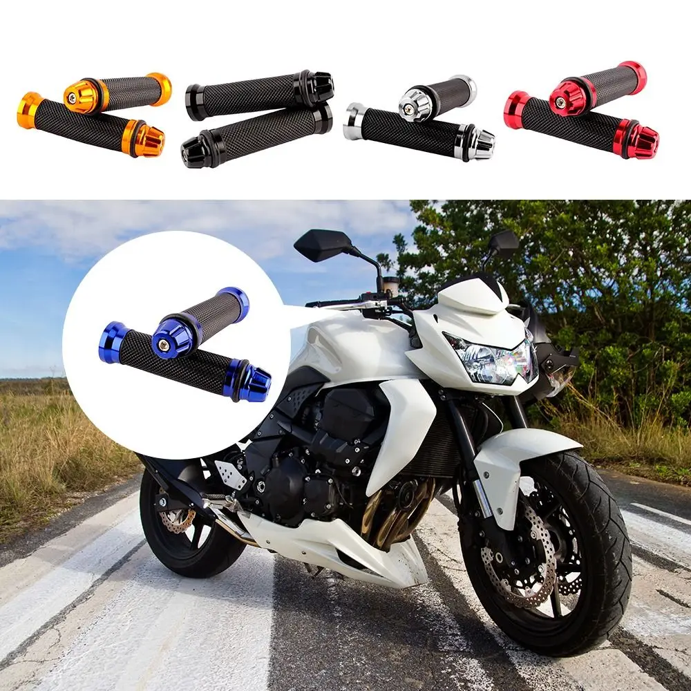 

7/8-дюймовые мотоциклетные ручки 22 мм, нескользящие ручки для руля «сделай сам» для Aprilia Victory Suzuki Kawasaki Yamaha BMW Ducati
