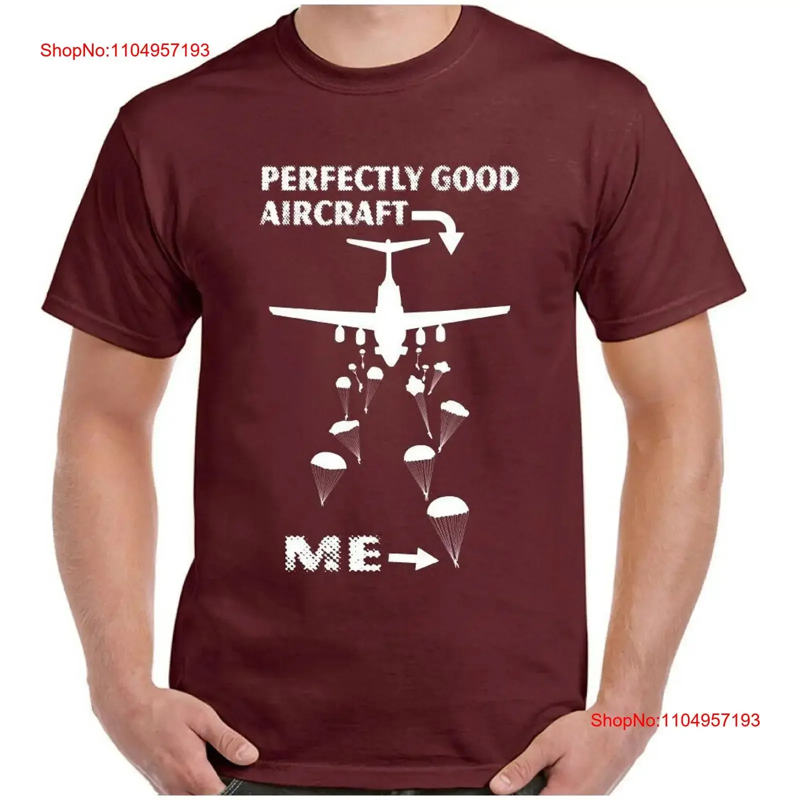 

Skydiving T Shirt Perfectly Good Aircraft Mens Funny Parachuting Free Falling vintage Washed streetwear designer clothes