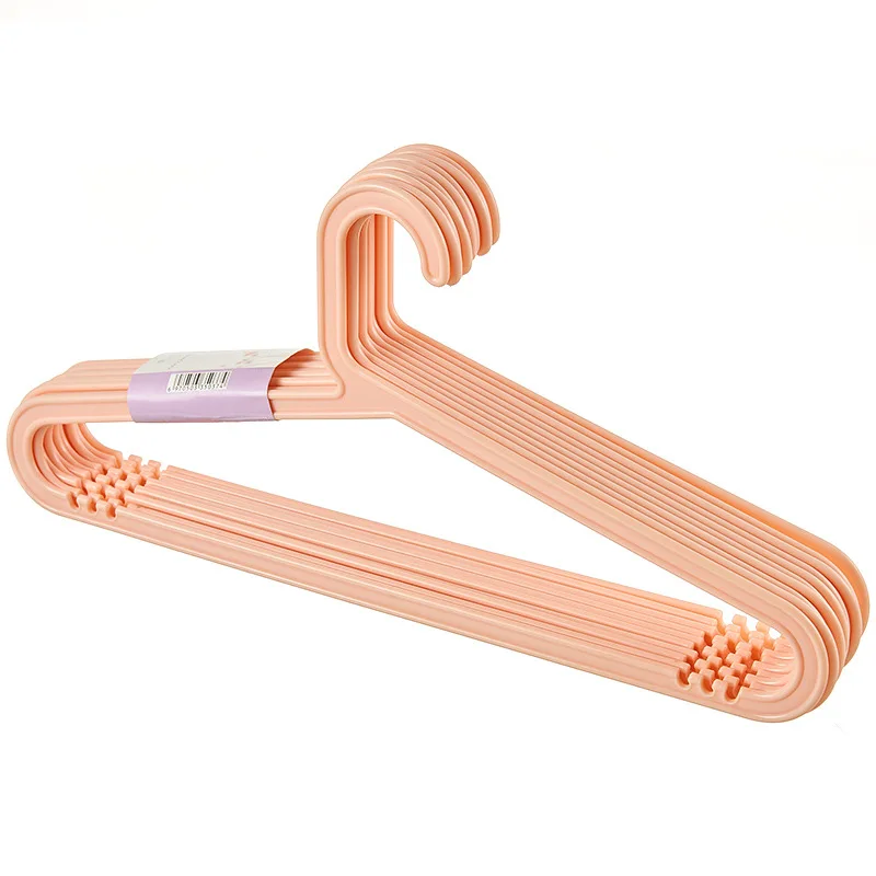 

Manufacturer Cheap Economy Color Red Non-slip Flat Hanger Color Plastic Hanger
