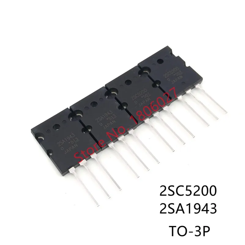 5PCS/lot   2SC5200  C5200  2SA1943  A1943  TO-3P