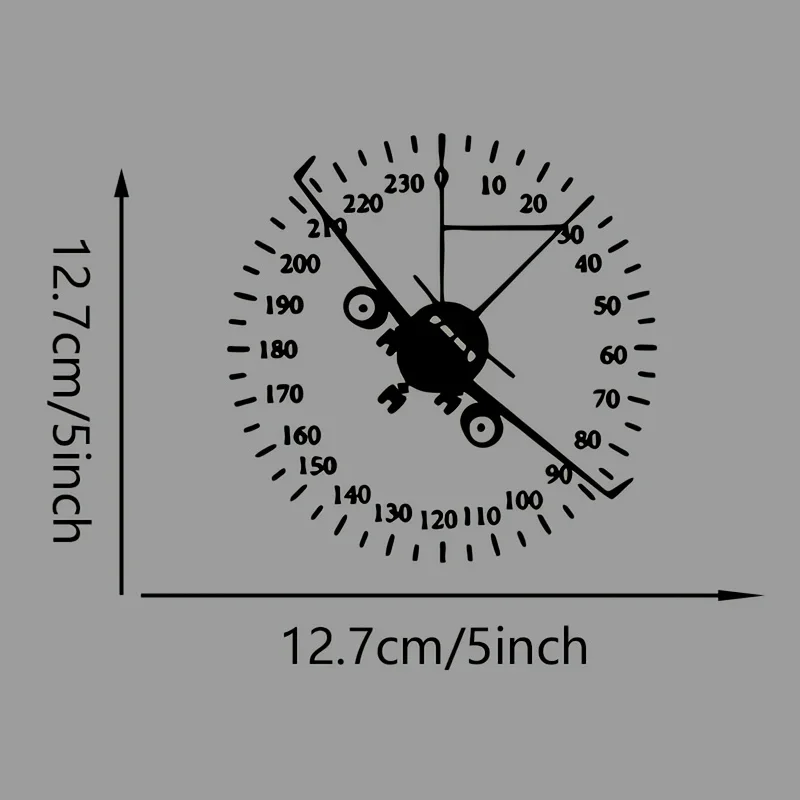 

1Pc Aviation Plane Steering Wheel Waterproof Sticker, Decal for Car Window Laptop Water Bottle Wall