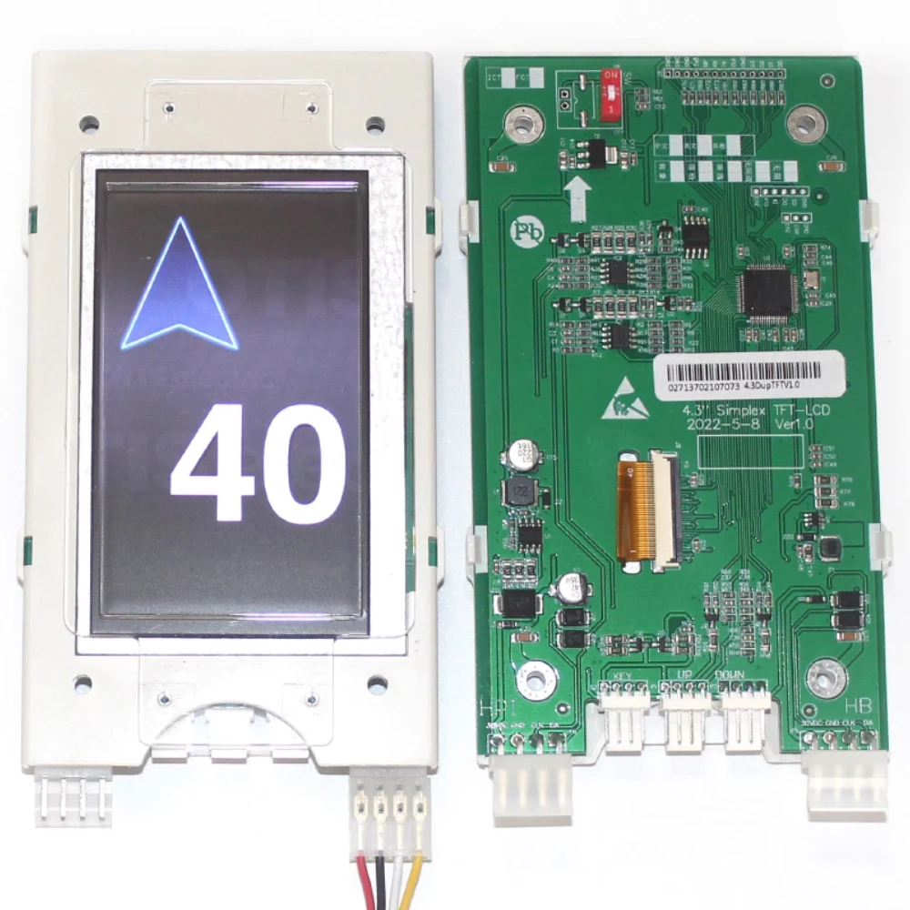 OTIS Elevator Display PCB Board 4.3 Inch TFT-LCD XAA25140AD19 1 Piece