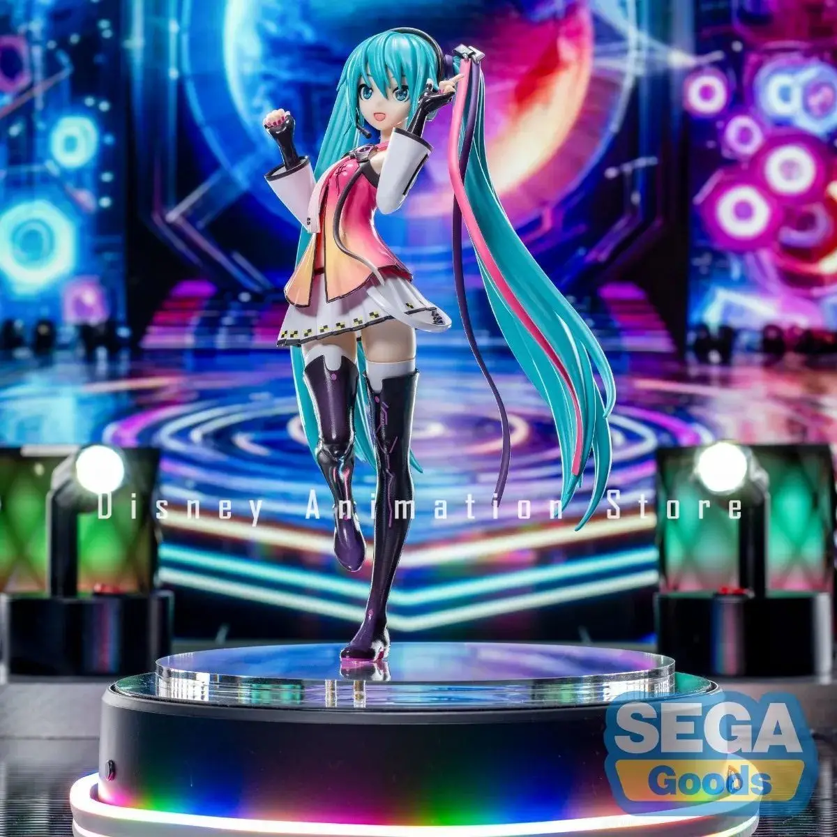 In Stock 100% Original SEGA Luminasta VOCALOID Hatsune Miku Project Diva Mega Star Vocalist PVC Action Figure Model Doll Toys