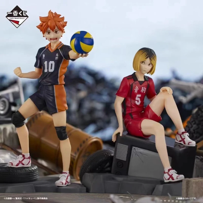 

Хайкю!! Bandai Banpresto Ichiban Kuji Garbage Dump Battle A Hinata Shoyo B Kozume Kenma Рисунок Аниме Модная игровая модель в подарок