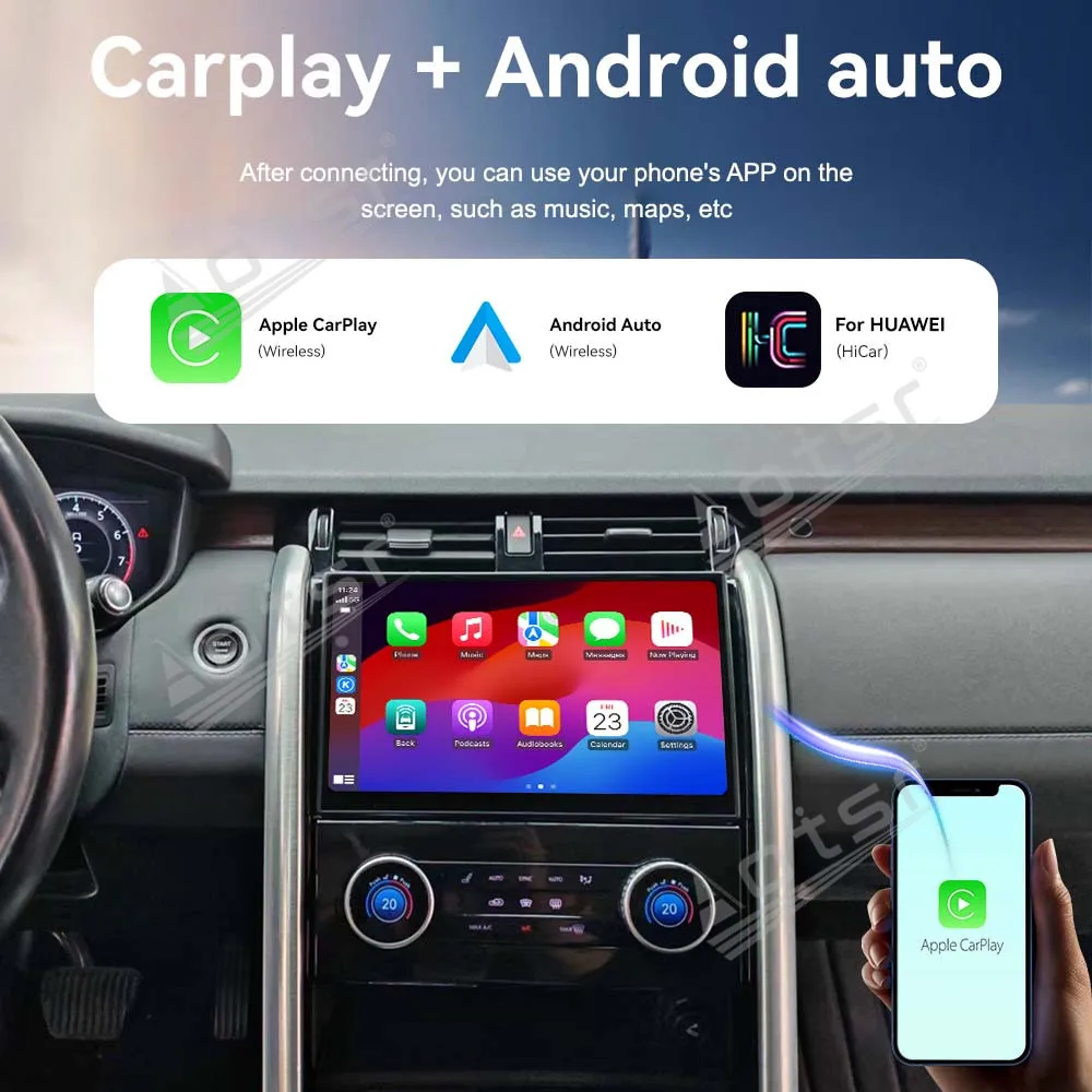 11.4 ''أندرويد 13 لاند روفر ديسكفري 5 2017-2021 سيارة لتحديد المواقع والملاحة CarPlay HD شاشة تعمل باللمس رئيس وحدة مشغل وسائط متعددة