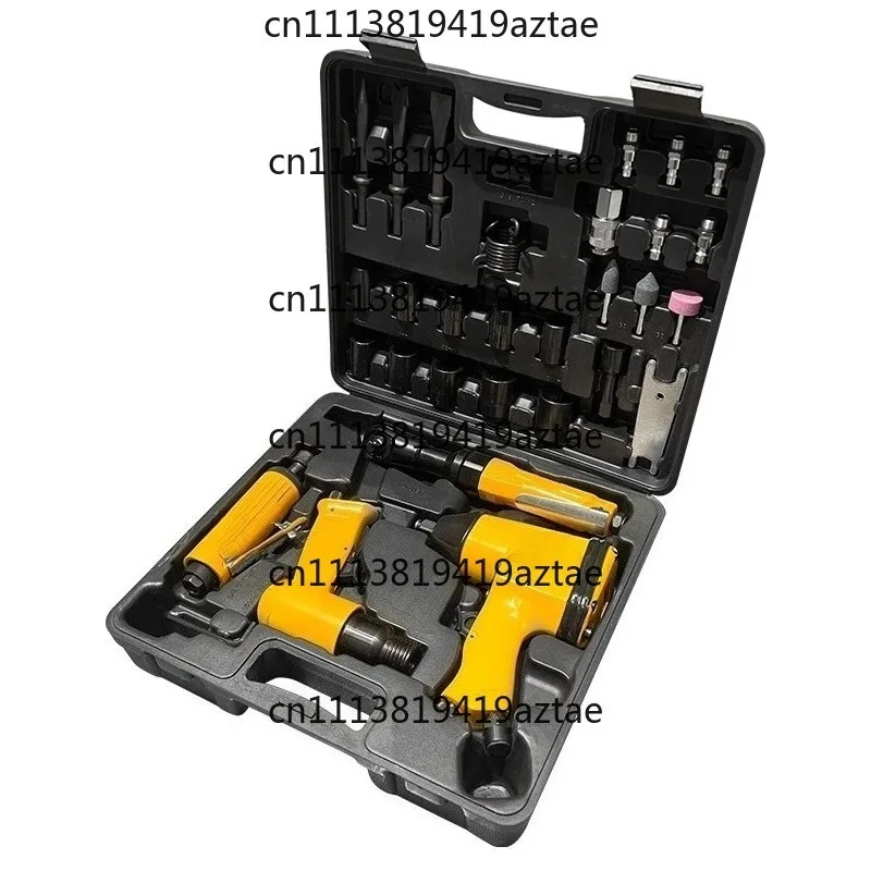 OBBL 61cs Household Multifunctional Air Impact Wrench Tool Set Ratchet Die Grinder Air Hammer Blow Repair Kit