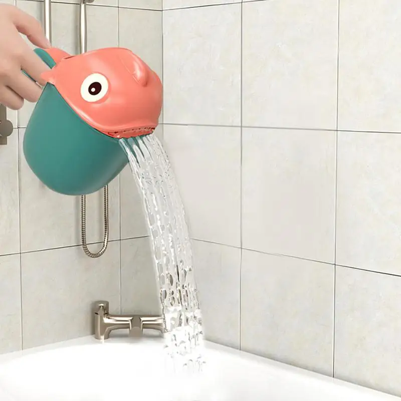 Ergonomic Cartoon Baby Shampoo Rinse Cup