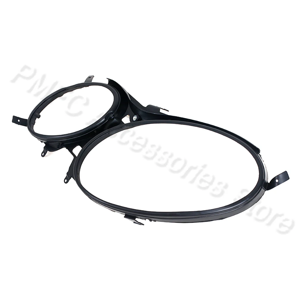 Para benz w211 2002-2008 tira de vedação do farol guarnição anel dianteiro superior tiras de cobertura do farol junta superior 2118200512 2118200612