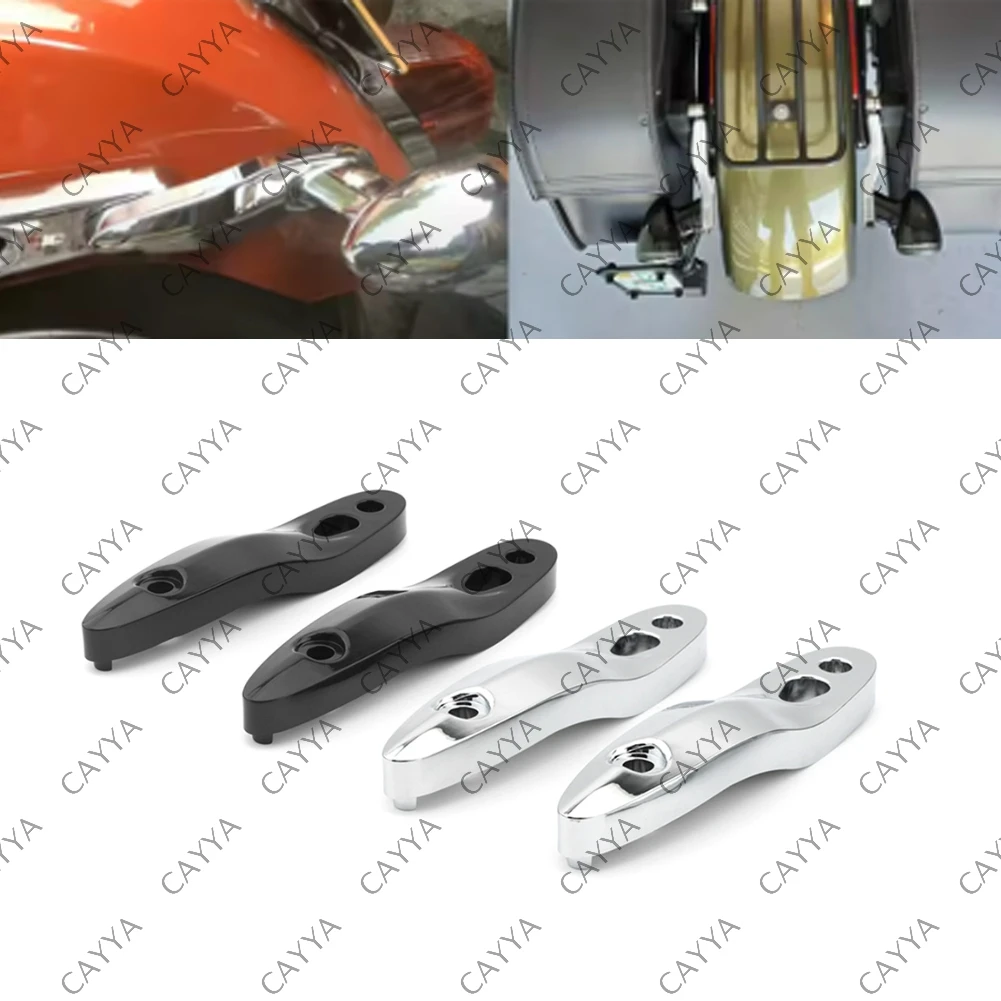 

2pcs Rear Turn Signal Extension Bracket Relocation Kit For Harley Softail 2000-2020