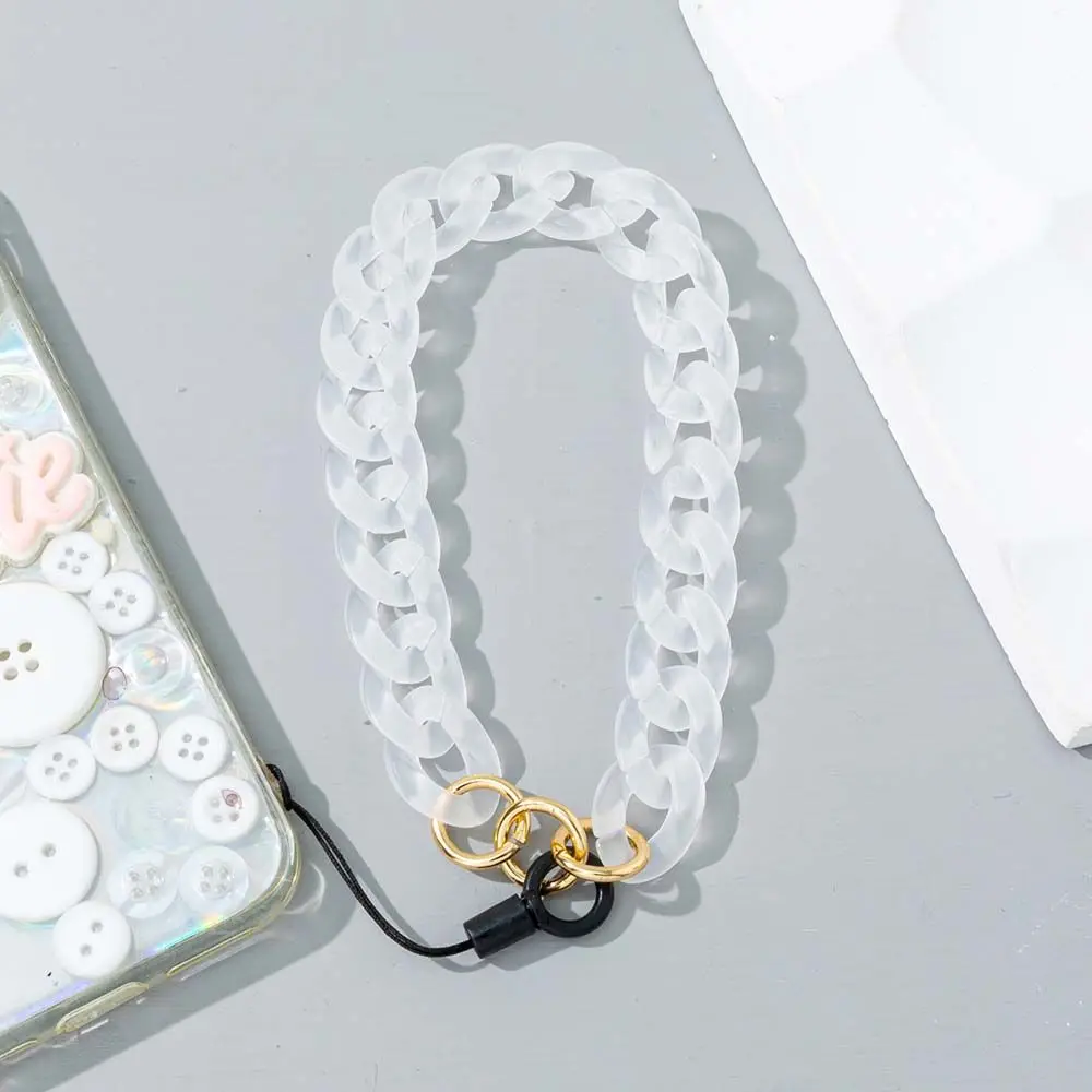 Jewelry Anti-Lost Hanging Cord Beads Chain Mobile Phone Strap Cell Phone Lanyard Ring Buckle Phone Lanyard Mobile Phone Chain