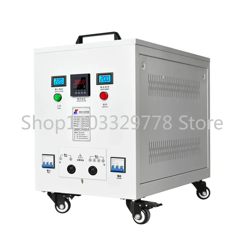 

DZW-30KVA-fuente de alimentación monofásica a trifásica, transformador convertidor de voltaje 220V a 380V, 3 fases, 4 cables,