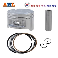 AHL Motorcycle Cylinder Bore Size STD +25 +50 70mm~70.5mm Piston & Piston Ring Kit For HONDA AX-1 AX1 250 NX250 XL250 KW3