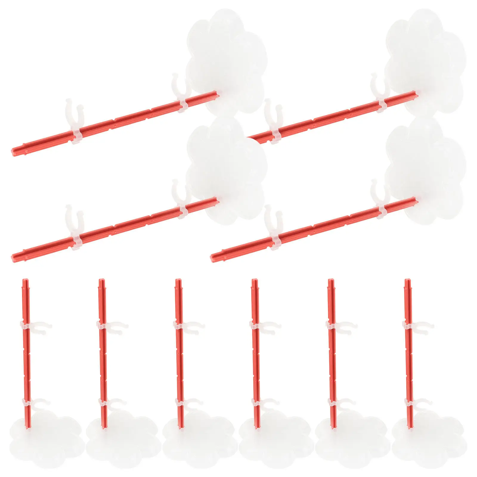 

10Pcs Display Stands Support Holders Stable Lightweight Rack for Table Desktop Display Stands Stand