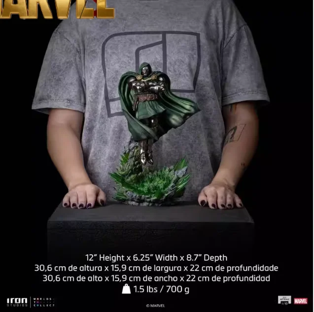 

Marvel Classic Collectible Doctor Doom Statue 1 10 Scale Detailed Sculpture American Style Figure Display Piece